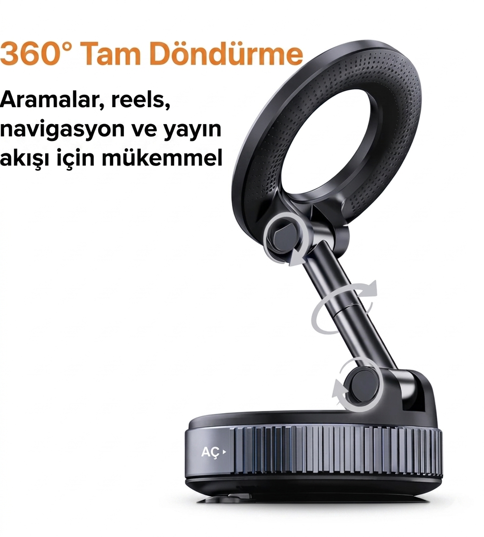 Noseva CarMount Pro™360° Dönebilen Manyetik Telefon Tutucu
